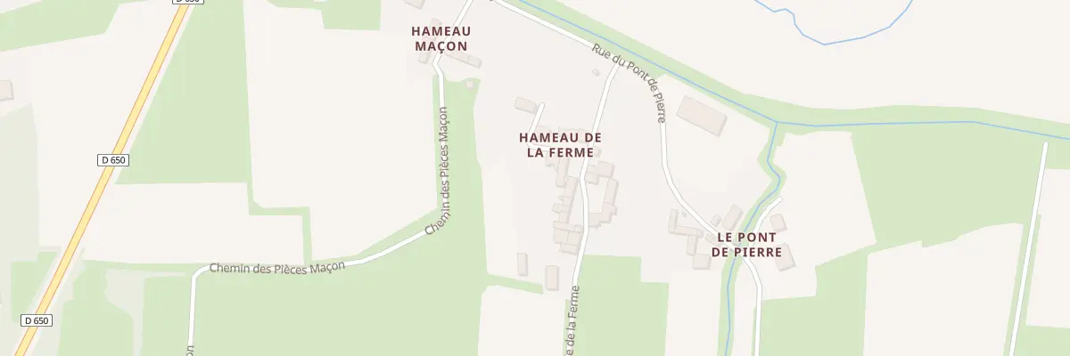 Plan du 50 Rue de la Ferme à Créances