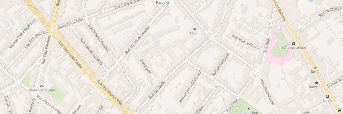 Plan du 20 Rue du Maine à Nantes