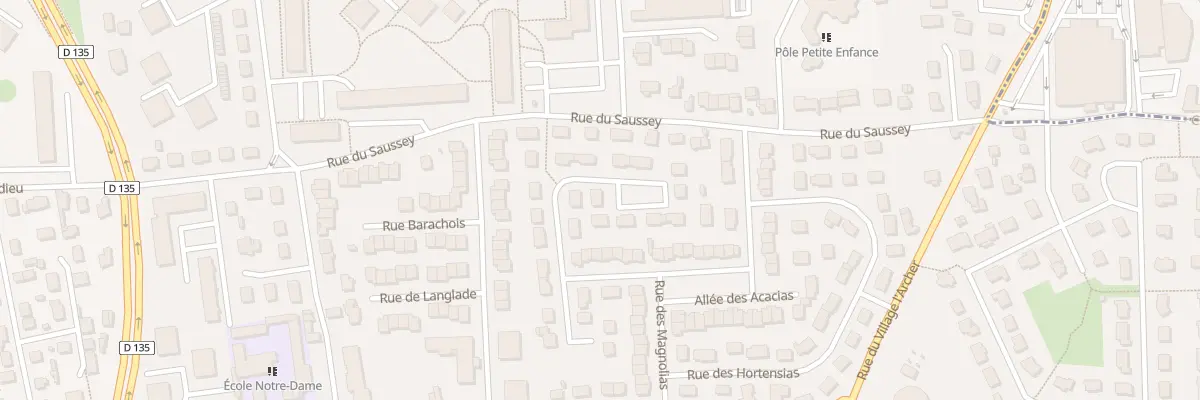 Plan du 45 All des Thuyas à Granville
