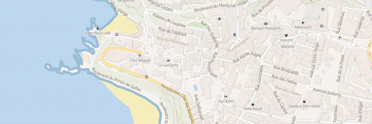 Plan du 5 Rue Gaston Larre à Biarritz