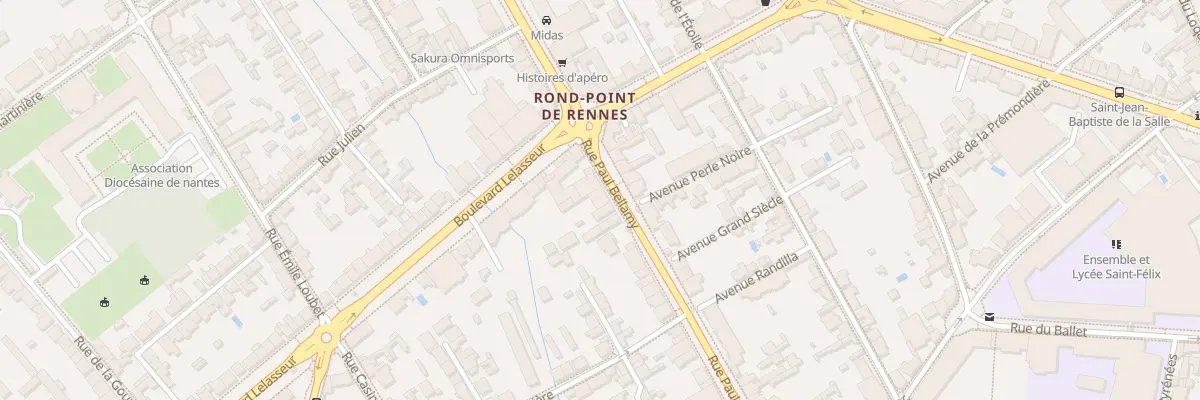 Plan du 217 Rue Paul Bellamy à Nantes