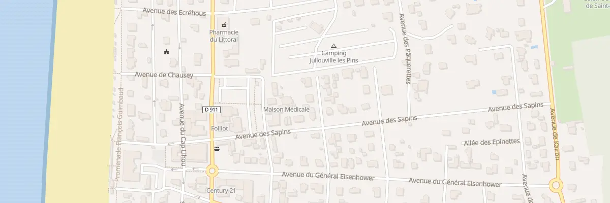 Plan du 4 Av du Pignon Butor Jullouvill à Jullouville