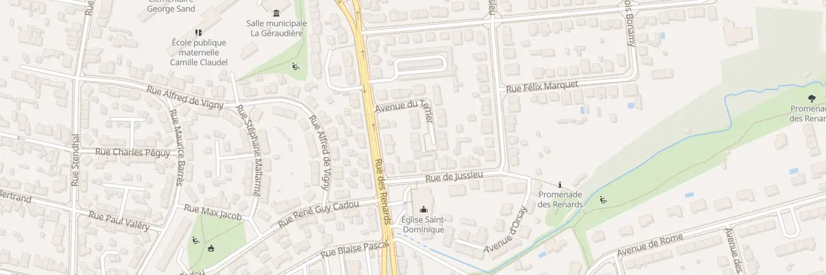 Plan du 6 Av du Terrier à Nantes