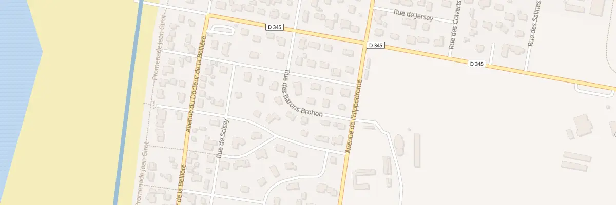 Plan du 6 Rue Baron G Brohan à Bréhal