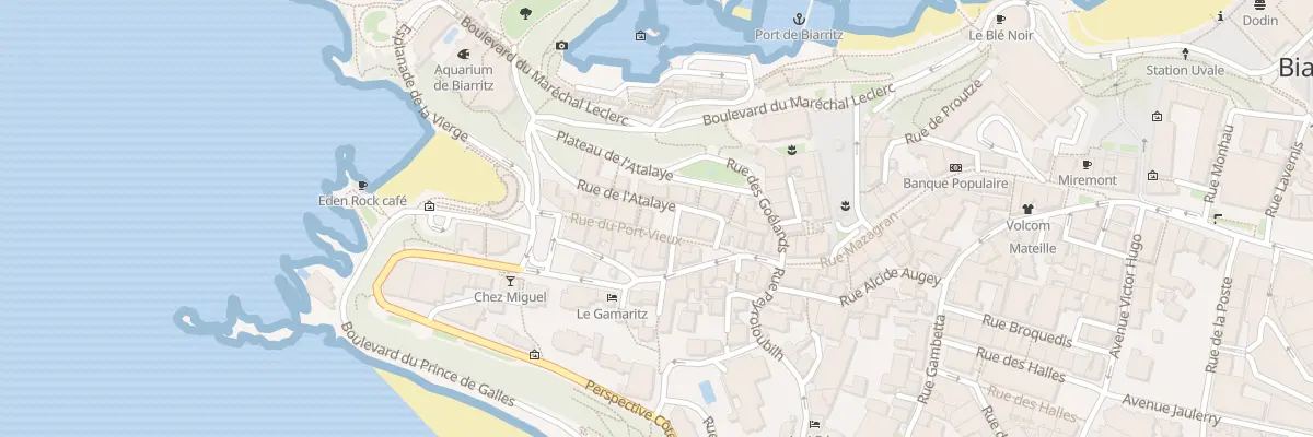 Plan du 5 Rue de l’Atalaye à Biarritz