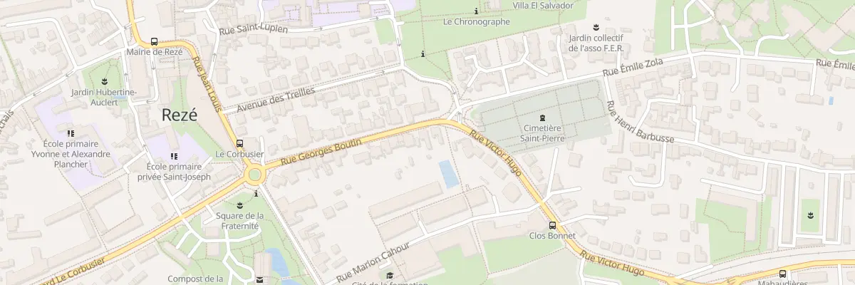 Plan du 5 Rue Georges Boutin à Rezé