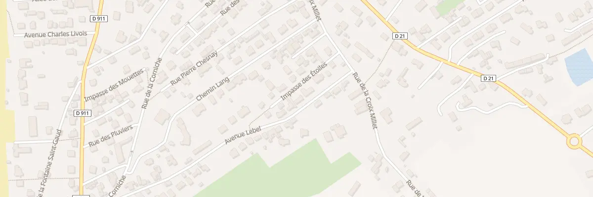 Plan du 411 Av Lebel à Saint-Pair-sur-Mer