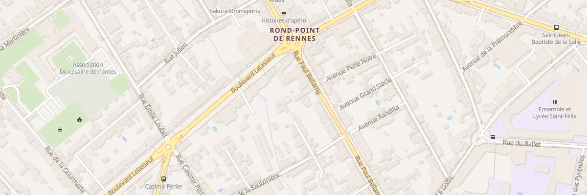 Plan du 215 Rue Paul Bellamy à Nantes