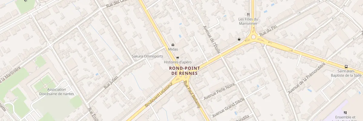 Plan du 4 Bd Robert Schuman à Nantes