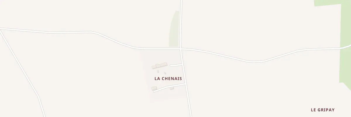 Plan du 2 La Chenais à Sion-les-Mines