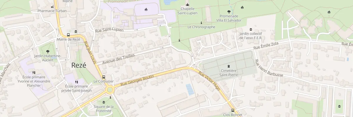 Plan du 2B Rue Georges Boutin à Rezé