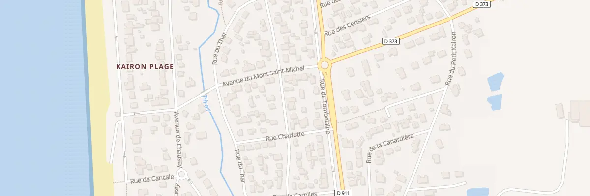 Plan du 541 Rue de Belle Rive à Saint-Pair-sur-Mer
