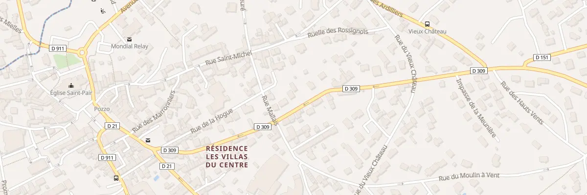 Plan du 253 Rue du Buhot à Saint-Pair-sur-Mer