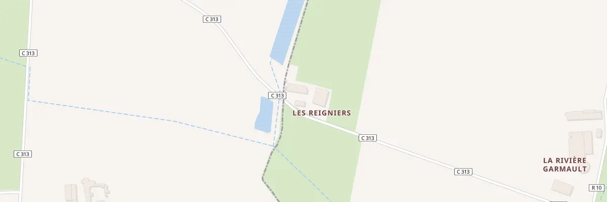 Plan du 5101 Les Régniers à Tresbœuf