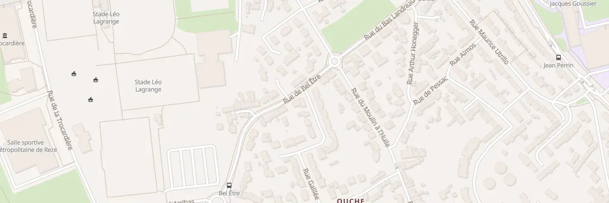 Plan du 7 Rue de Bel Etre à Rezé