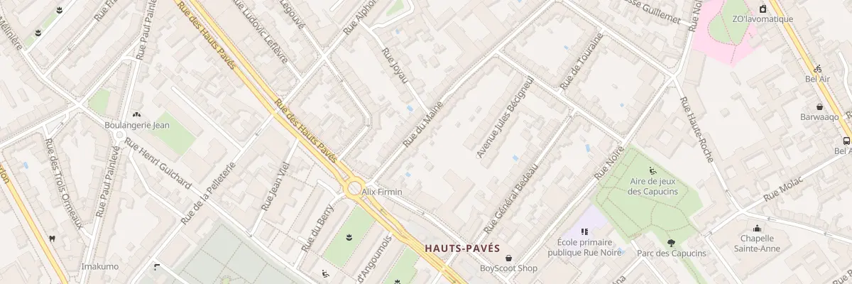 Plan du 39B Rue du Maine à Nantes