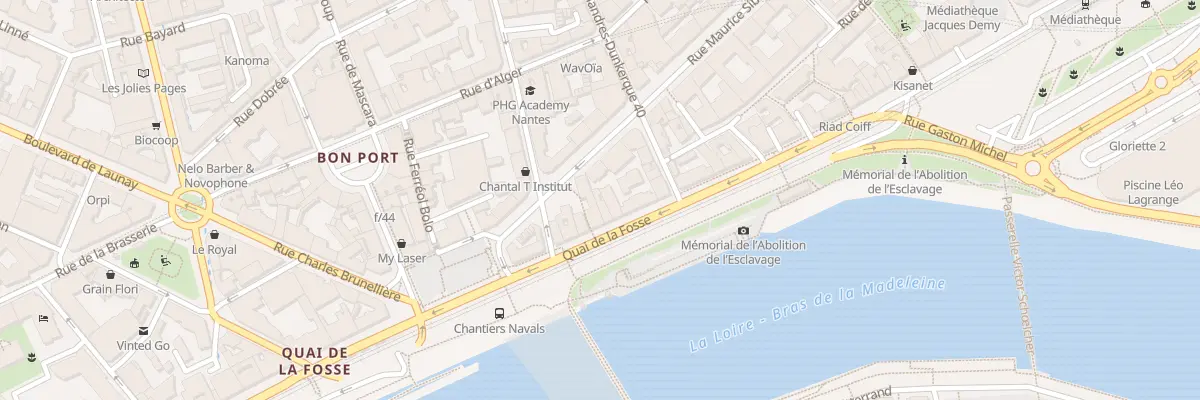 Plan du 69 Quai de la Fosse à Nantes