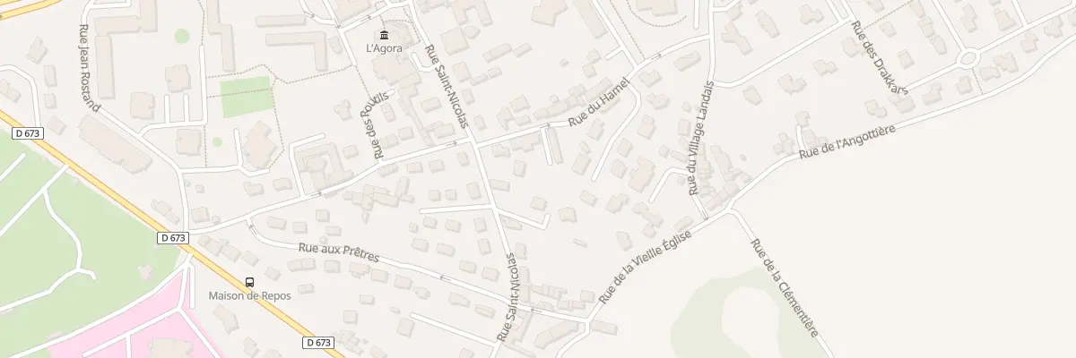 Plan du 240 Rue Saint Nicolas à Granville