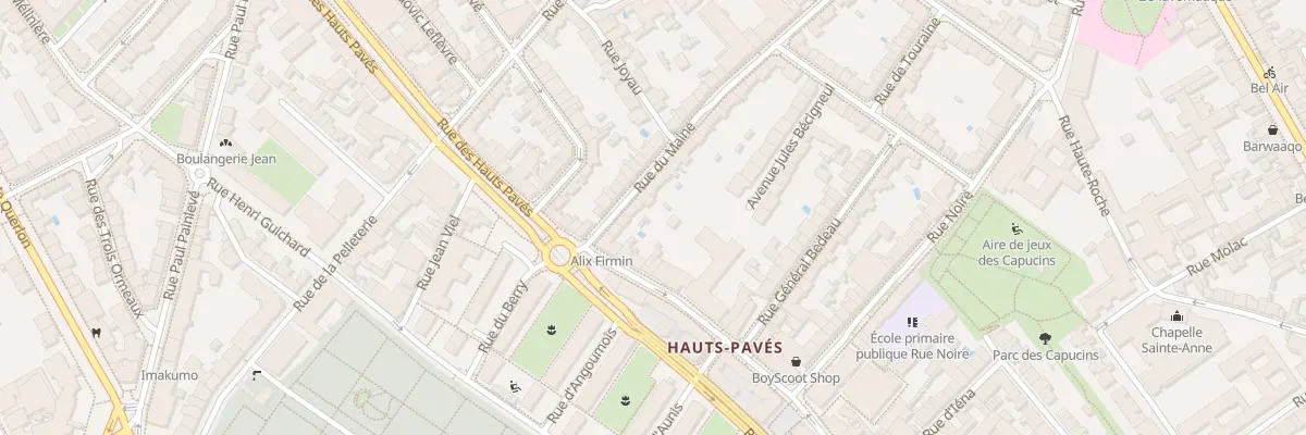 Plan du 45 Rue du Maine à Nantes