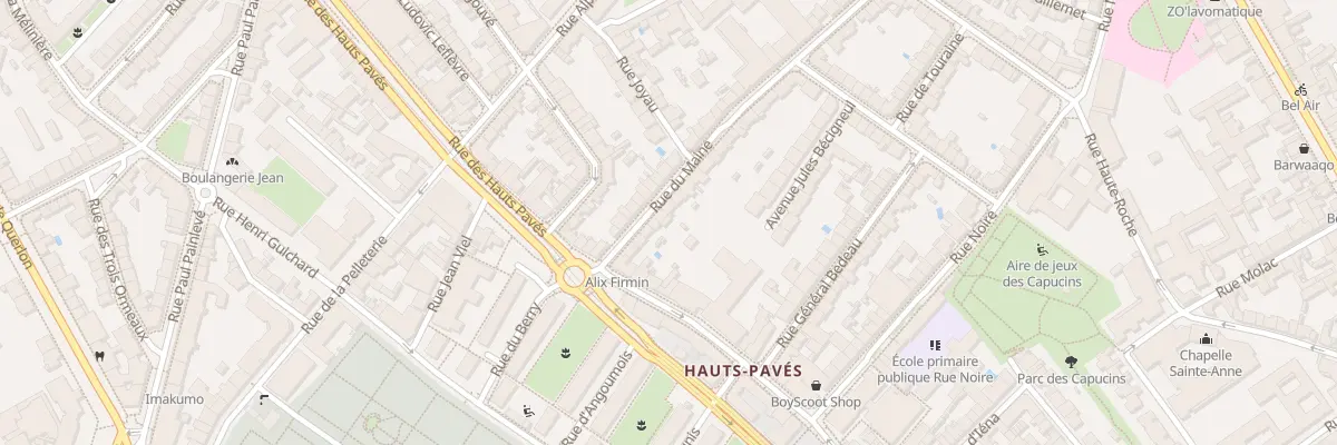 Plan du 43 Rue du Maine à Nantes