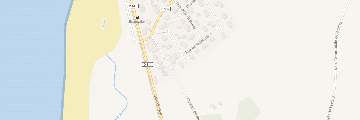 Plan du 38 Rte de Catteville à Saint-Pair-sur-Mer