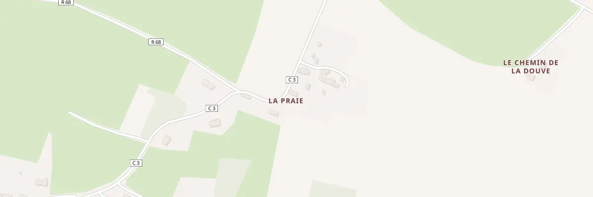 Plan du 3 La Praie à Saffré