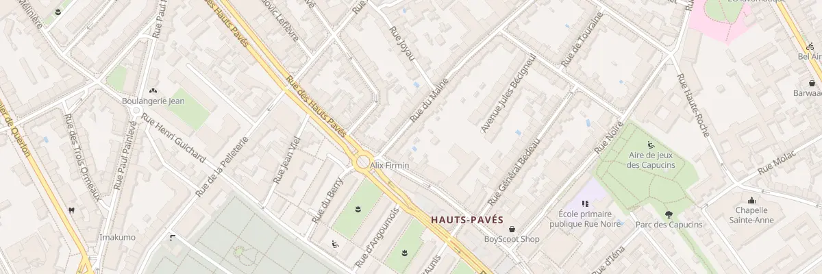 Plan du 47 Rue du Maine à Nantes