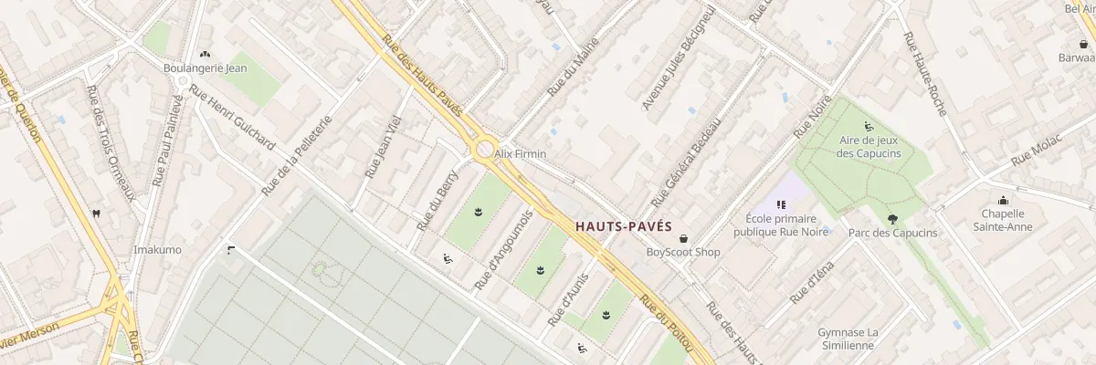 Plan du 79 Rue des Hauts Pavés à Nantes