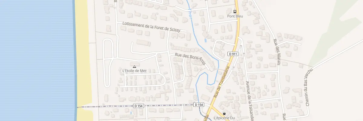 Plan du 81 Rue des Bons Amis à Saint-Pair-sur-Mer