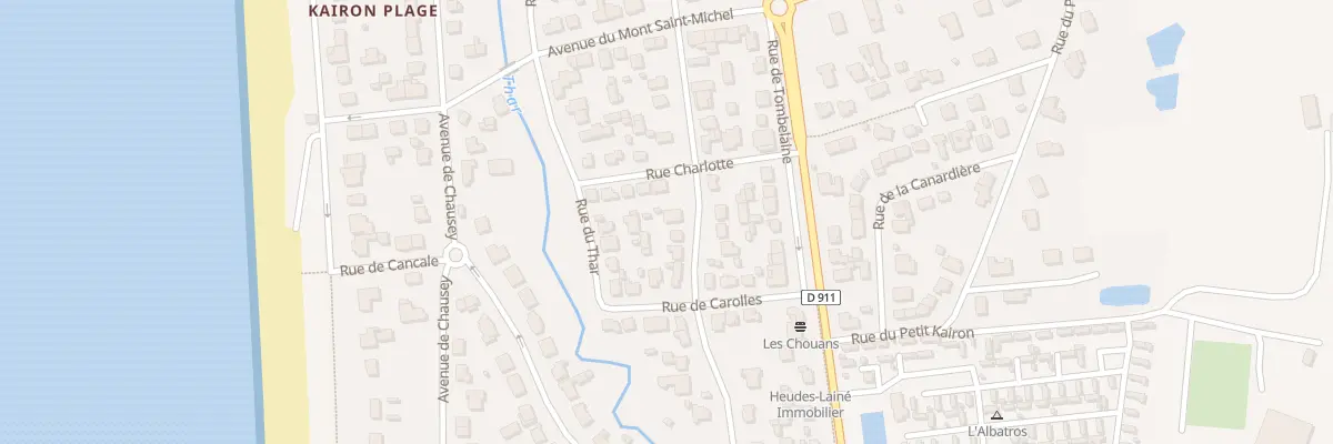 Plan du 646 Rue de Belle Rive à Saint-Pair-sur-Mer