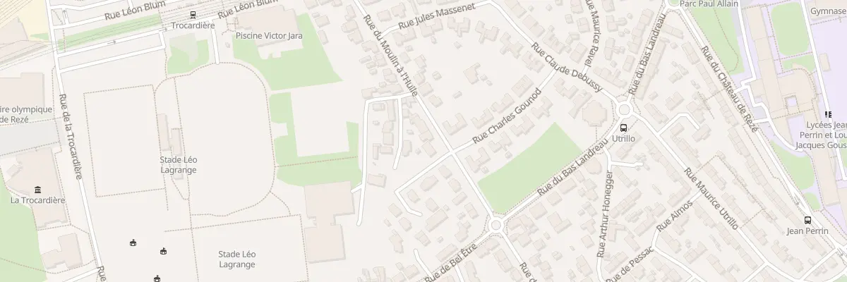 Plan du 64B Rue du Moulin à l’Huile à Rezé