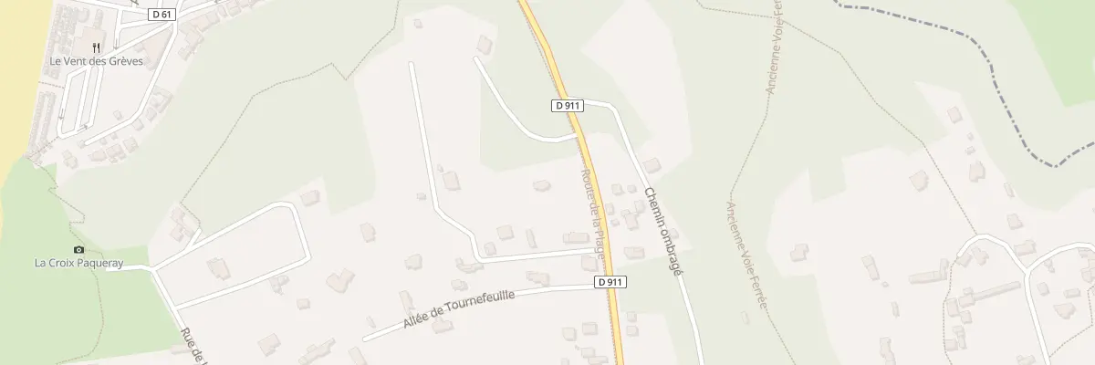 Plan du 6 Rte de la Plage à Carolles