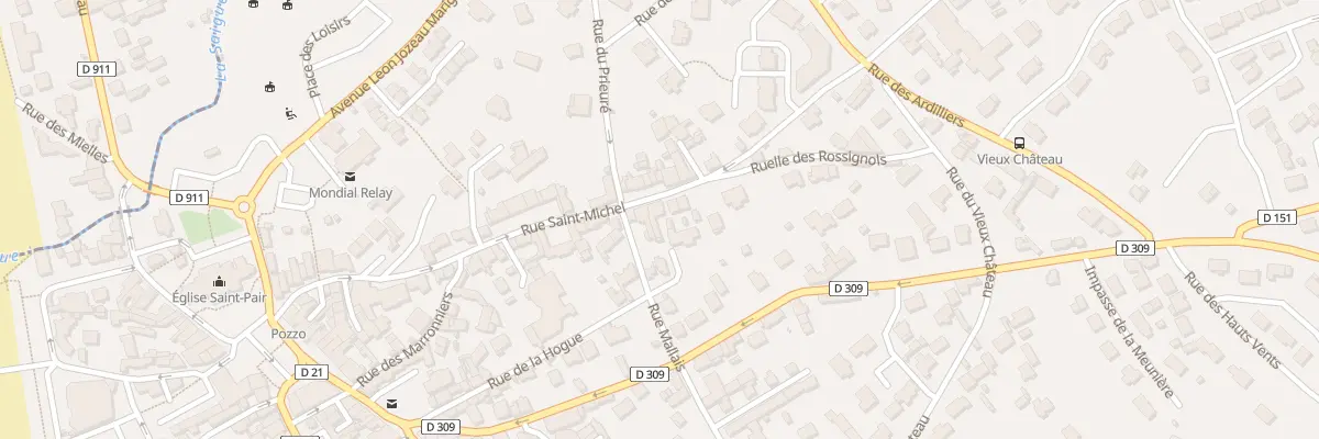 Plan du 290 Rue Saint Michel à Saint-Pair-sur-Mer
