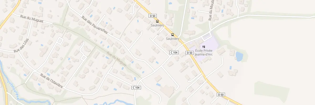 Plan du 8 Rue des ouches à Landeronde