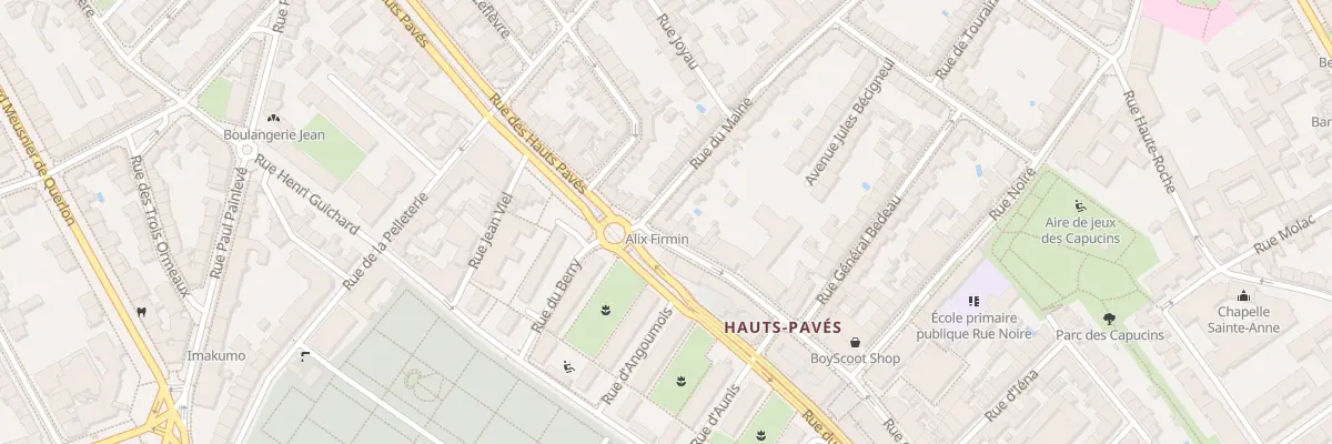 Plan du 53 Rue du Maine à Nantes
