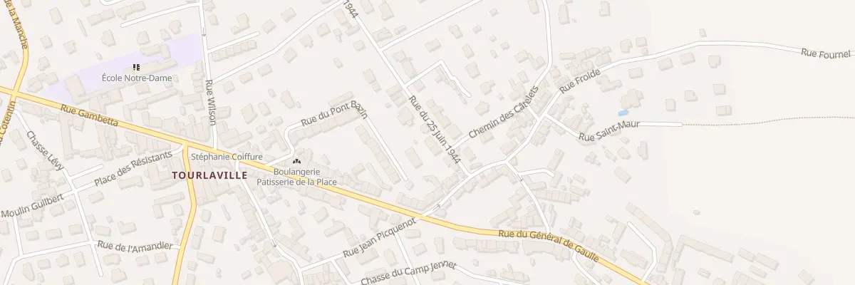 Plan du 53 Rue du 25 Juin 1944 à Cherbourg-en-Cotentin