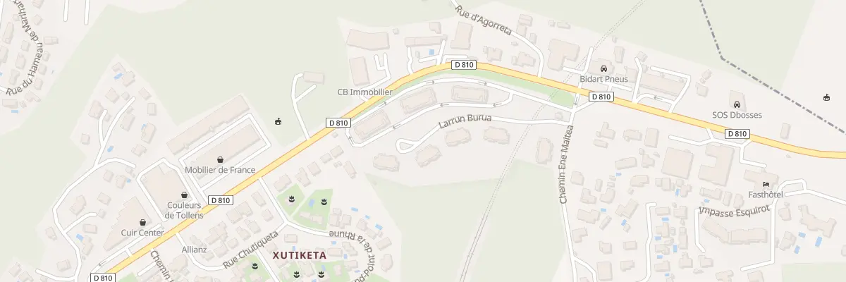 Plan du 21 Che Ene Maitea à Bidart