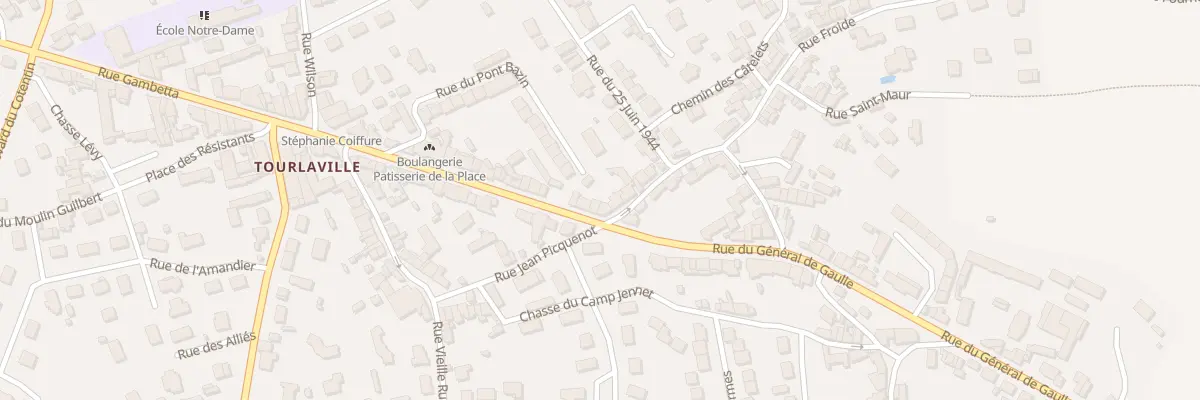 Plan du 31 Rue Gal de Gaulle Tourlaville à Cherbourg-en-Cotentin