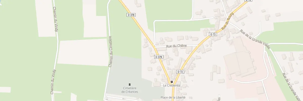 Plan du 45 Rue de la Grotte à Créances