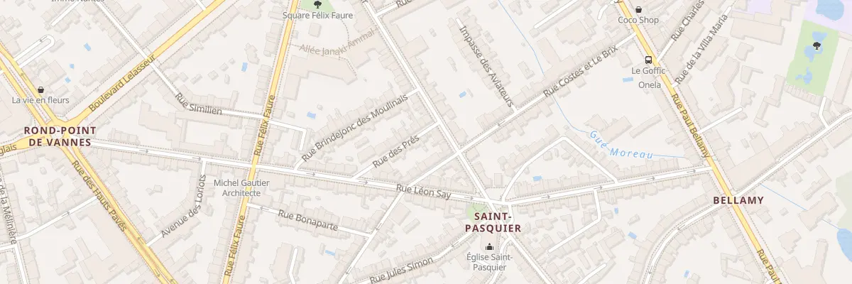 Plan du 3 Rue des Prés à Nantes