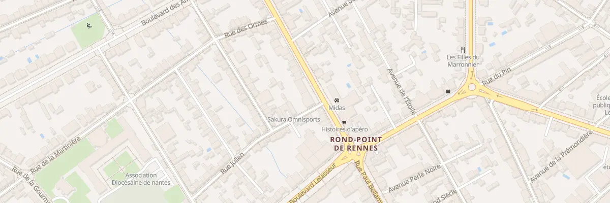 Plan du 2 Rue Julien à Nantes