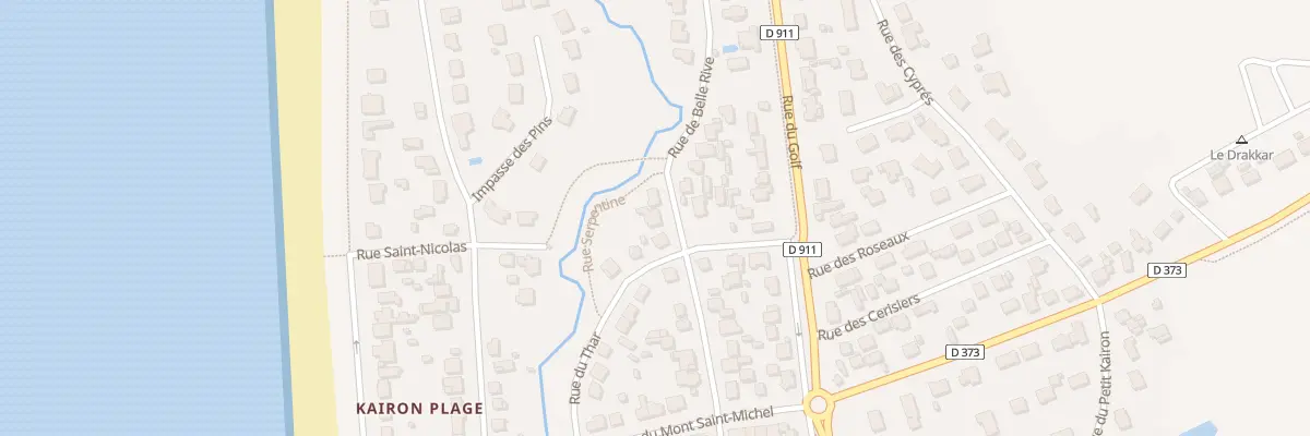 Plan du 28 Rue de Belle Rive à Saint-Pair-sur-Mer