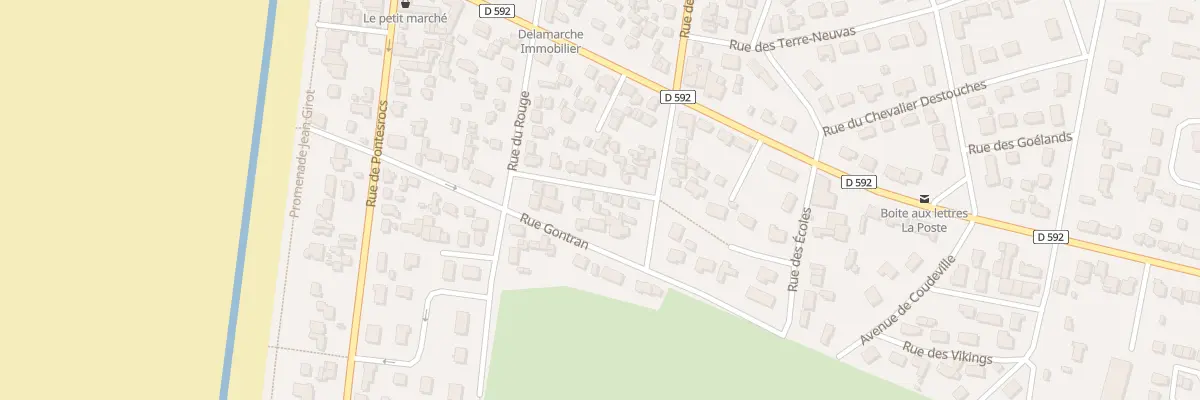 Plan du 8 Rue de la Pierre Boscher à Bréhal
