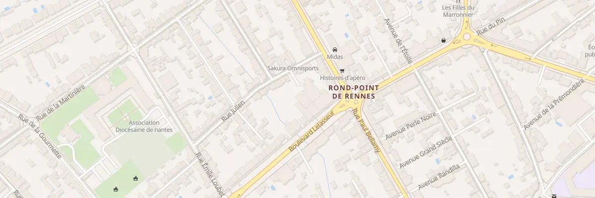 Plan du 8 Bd Lelasseur à Nantes