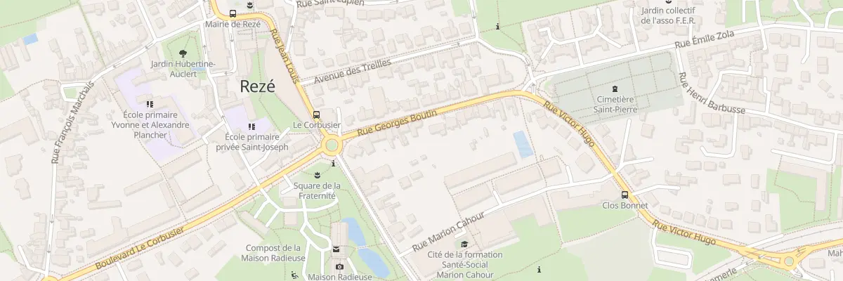 Plan du 19 Rue Georges Boutin à Rezé