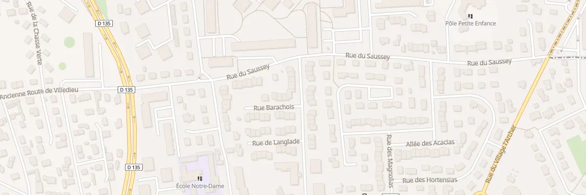 Plan du 18 Rue du Barachois à Granville