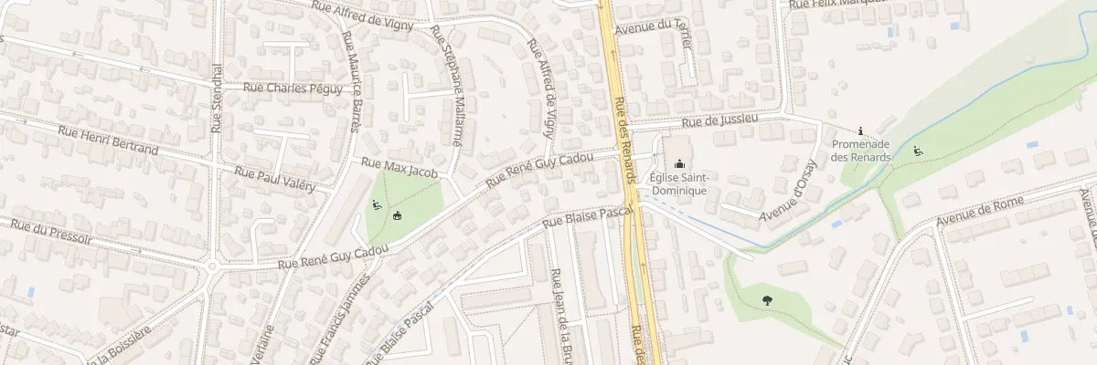 Plan du 7 Rue René Guy Cadou à Nantes