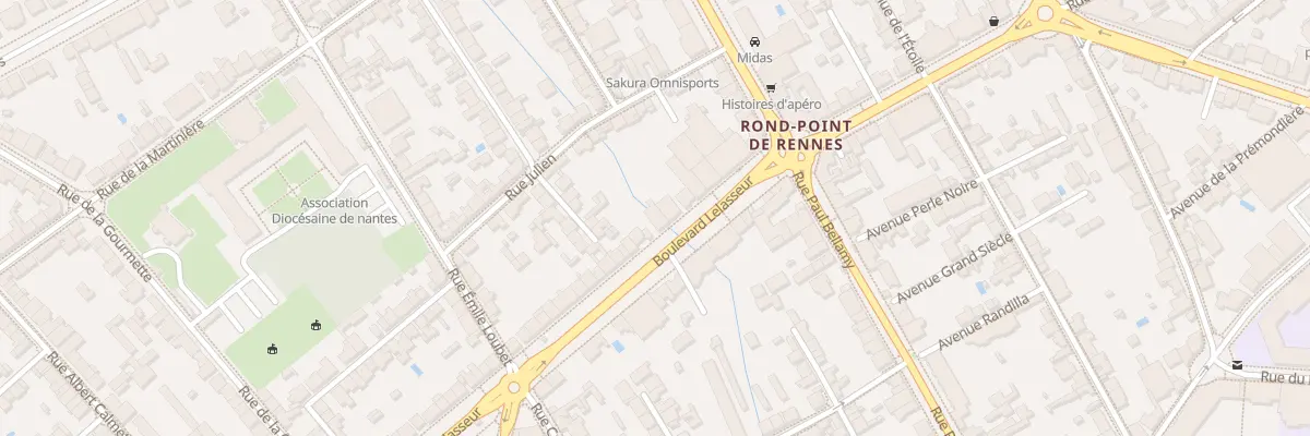 Plan du 12T Bd Lelasseur à Nantes