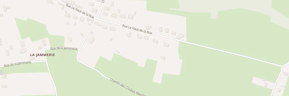 Plan du 40 Rue Le Haut de la Rue à Pirou