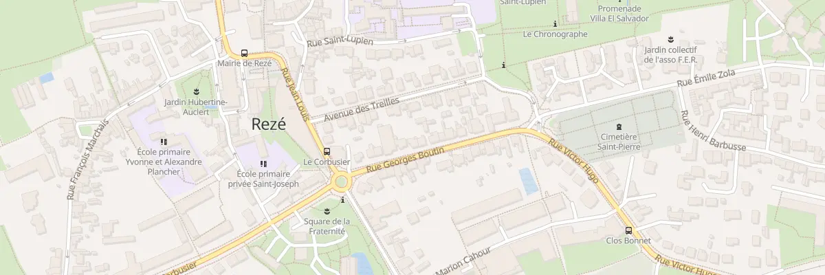Plan du 18 Rue Georges Boutin à Rezé